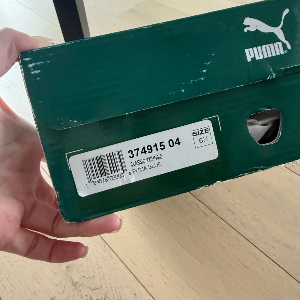 Puma Women’s Black and Cream Sneakers - Picture 6 of 6